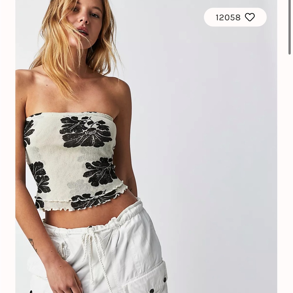 Free people poppy tube top